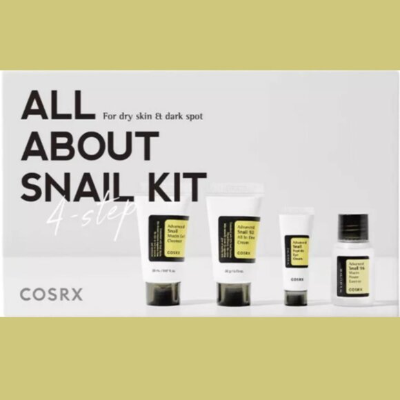 NIB - COSRX All About Snail Skincare Kit - 4pc - Picture 1 of 11